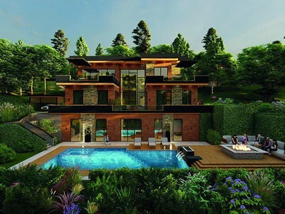 Complejo residencial New complex of first-class villas with swimming pools in Durusu area, Istanbul, Türkiye