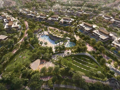 Zespół mieszkaniowy Large complex of villas and townhouses Athlon with clubs, swimming pools and a beach, Dubailand, Dubai, UAE