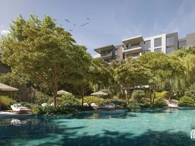 Residential complex Prestigious apartments in the new green complex Ghaf Woods, Dubai, UAE