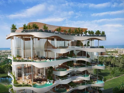 Zespół mieszkaniowy New residence One Canal with a swimming pool and a spa center, Canal Front, Dubai, UAE