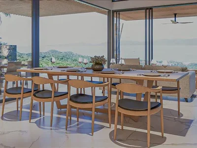 Complejo residencial New complex of villas with swimming pools and picturesque views close to the beaches, Samui, Thailand