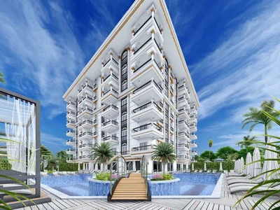 Zespół mieszkaniowy Residential complex with swimming pool, sauna and sports grounds, Avsallar, Turkey
