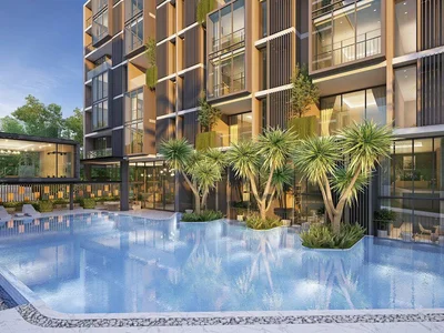 Complexe résidentiel New residential complex of furnished apartments on Kata Beach, Karon, Muang Phuket, Thailand
