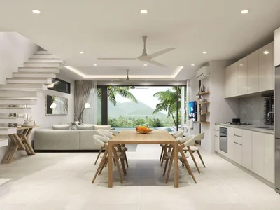 Zespół mieszkaniowy New complex of villas with swimming pools 5 minutes away from Bangrak Beach and an international school, Samui, Thailand