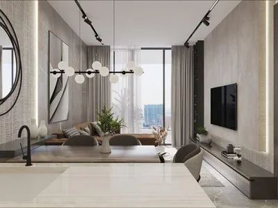 Residential complex New Ocean Pearl Residence with swimming pools close to the canal and Dubai Creek, Dubai Islands, Dubai, UAE