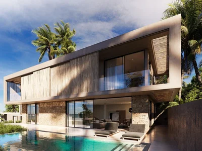Zespół mieszkaniowy New residential complex of tropical turnkey villas with swimming pools and sea views in Bo Phut, Koh Samui, Thailand