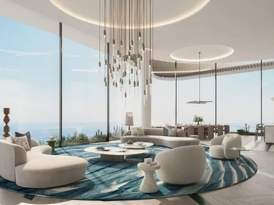 Residential complex Luxury penthouse with a private pool and a panoramic gardens in new Sensia Residence with lounge and co-working spaces, Port Rashid, Dubai
