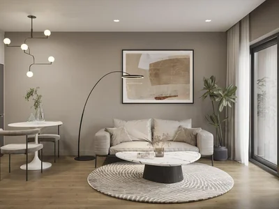 Complexe résidentiel New residence with a swimming pool and around-the-clock security, Izmir, Turkey