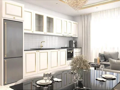 Zespół mieszkaniowy New residence with a swimming pool, lounge areas and a cinema at 300 meters from the beach, Alanya, Turkey