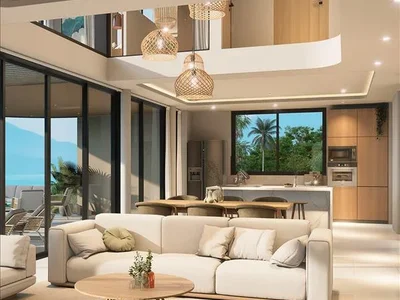 Complejo residencial New complex of luxury villas with swimming pools and panoramic sea views, 900 meters from the beach, Samui, Thailand