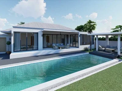 Residential complex Single-storey villa with a swimming pool and a garden, Samui, Thailand