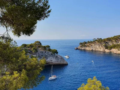 Zespół mieszkaniowy Luxury residential complex with a rooftop pool, a parking and panoramic views, Villeneuve-Loubet, Côte d'Azur, France