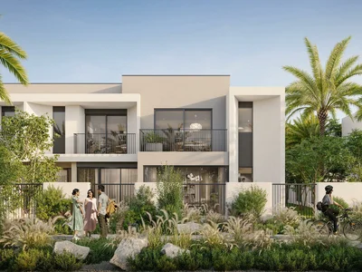 Wohnanlage Luxury townhouses in Anya Residence with swimming pools and a park, Arabian Ranches III, Dubai, UAE