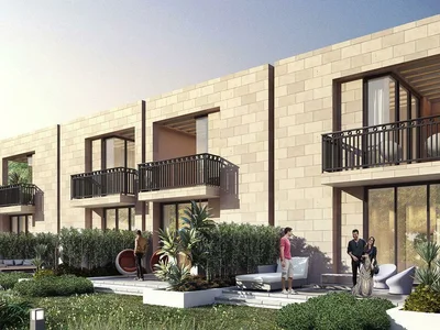 Residential complex Victoria villas and townhouses in eco-friendly area with water bodies, parks, and sports fields, Damac Hills 2, Dubai, UAE