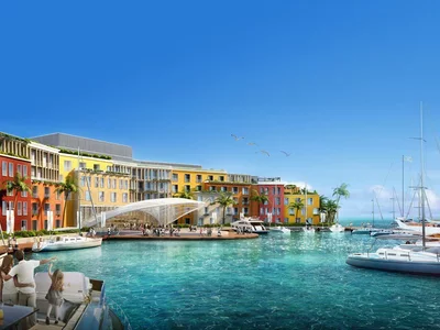 Complexe résidentiel Portofino Hotel — luxury beachfront residence by Kleindienst in the area of The World Islands, Dubai