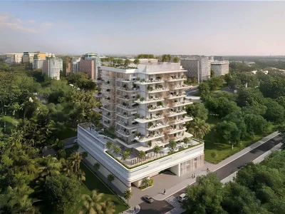 Wohnanlage Furnished apartments in Sunset Bay Four residential complex, Dubai Islands, UAE