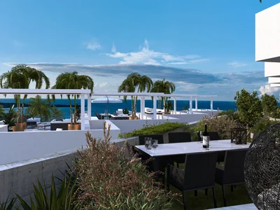 Apartment building NCP-115 DDeja Blue Sunset is a boutique beachfront development in Kyrenia, North Cyprus
