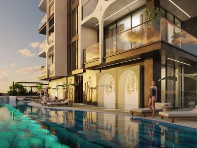 Zespół mieszkaniowy Modern residential complex Olivia Gardens with a good range of amenities in Jumeirah Garden City, Dubai, UAE