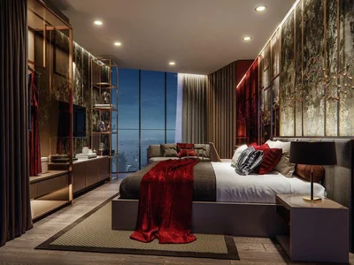 Zespół mieszkaniowy High-rise residence with a swimming pool close to the beach of Pattaya, Thailand