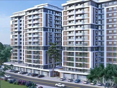 Residential complex New residence with a green area and a spa near the lake, Istanbul, Turkey
