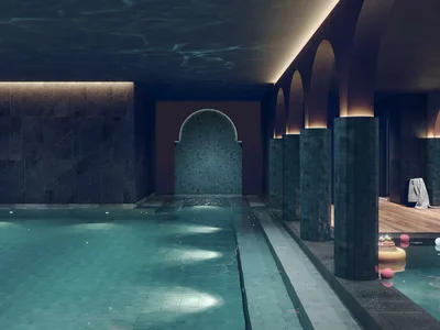 Zespół mieszkaniowy Luxury residence with swimming pools and a spa center, Bahçelievler district, Istanbul, Turkey