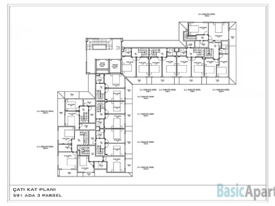 Dzielnica mieszkaniowa Alanya real estate in a peaceful neighborhood