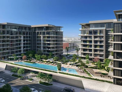 Zespół mieszkaniowy New luxury City Walk Northline Residence with swimming pools and a spa area close to the beach and the airport, Al Wasl, Dubai, UAE
