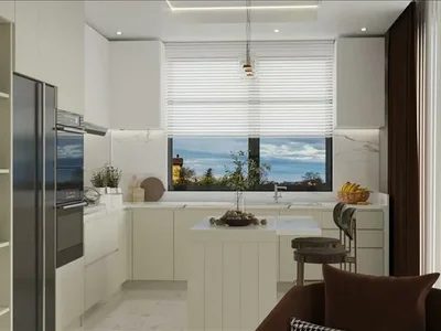 Complejo residencial New villa with a garden and a swimming pool close to the beach and the golf course, Kadriye, Turkey
