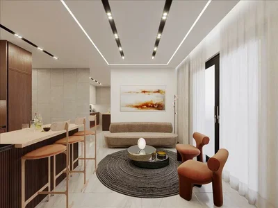 Zespół mieszkaniowy New residence with swimming pools and a mini golf course at 350 meters from the sea, Konaklı, Turkey
