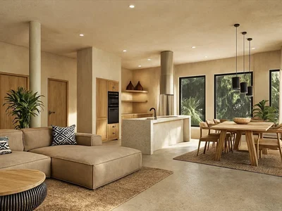 Zespół mieszkaniowy New gated complex of villas with swimming pools, 6 minutes away from Lamai Beach, Samui, Thailand