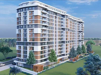 Residential complex New residence with a green area and a spa near the lake, Istanbul, Turkey