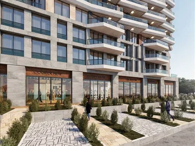 Residential complex New residence with a swimming pool and gardens close to highways, Istanbul, Turkey