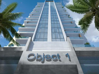 Wohnanlage Modern residential complex with swimming pools, Italian designer furniture and appliances, JVC, Dubai, UAE