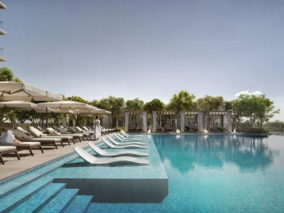 Complejo residencial Townhouses in new Golf Acres Residence with a golf course, parks and swimming pools, Emaar South, Dubai, UAE