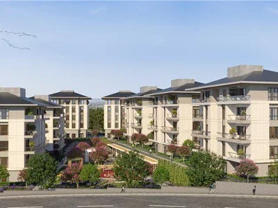 Zespół mieszkaniowy New residence with swimming pool in the center of Istanbul, Turkey
