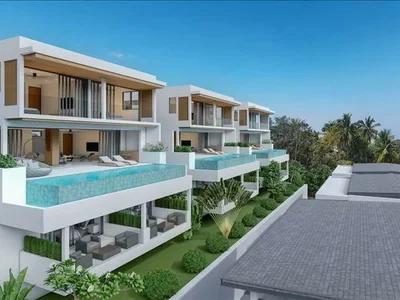 Zespół mieszkaniowy Complex of villas with a panoramic sea view in a quiet area, near Fisherman's Village, Samui, Thailand