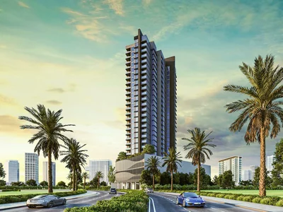 Zespół mieszkaniowy New residence CENTURY with a swimming pool in the prestigious area of Business Bay, Dubai, UAE