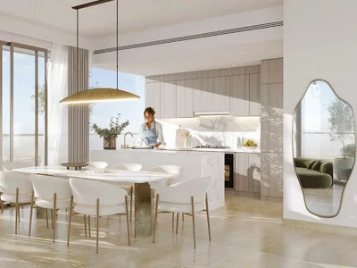Residential complex New high-rise residence Mar Casa with a beach, swimming pools and a spa center, Maritime City, Dubai, UAE