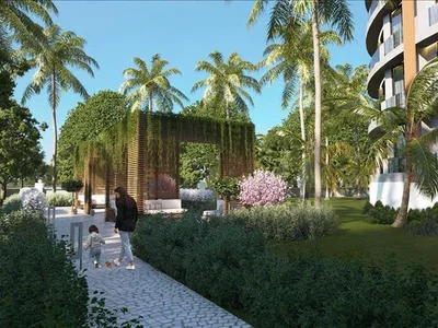Zespół mieszkaniowy Gated premium residential complex with a view of the sea in the resort area of Alanya, Turkey