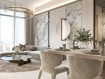Wohnanlage New Mayfair Gardens Residence with a swimming pool, a garden and panoramic views close to Burj Khalifa and Dubai Canal, Al Satwa, Dubai, UAE