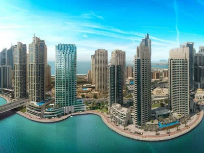 Жилой комплекс Готовые квартиры LIV Residence для получения резидентской визы, недалеко от моря и пляжа, с видом на гавань Dubai Marina, Дубай, ОАЭ