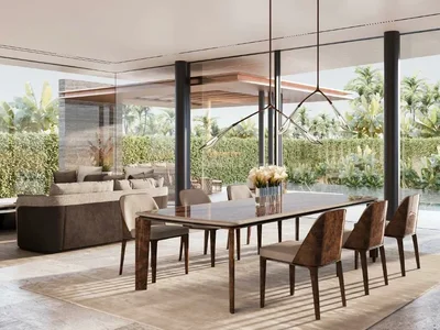 Wohnanlage New complex of furnished villas Mira Villas by Bentley Home with a lagoon, Meydan, Dubai, UAE