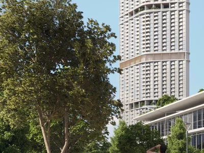 Residential complex New high-rise residence 360 Riverside Crescent with swimming pools and restaurants close to the city center, Nad Al Sheba 1, Dubai, UAE