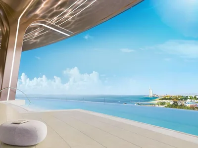Zespół mieszkaniowy Palm Beach Tower — high-rise residence by Nakheel with direct access to beach near Dubai Marina and Burj Khalifa in Palm Jumeirah, Dubai