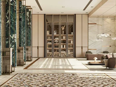 Residential complex High-rise residential complex with designer finishes by Swiss brand Franck Muller, Dubai Marina, Dubai, UAE