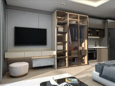 Zespół mieszkaniowy New residence with a swimming pool and a water park at 520 meters from the sea, Mersin, Turkey