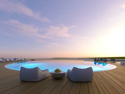 Zespół mieszkaniowy Modern residence with a view of the sea, swimming pools and a spa center, Izmir, Turkey