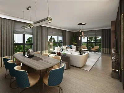 Complexe résidentiel New residence with swimming pools and gardens near a highway and a metro station, Istanbul, Turkey