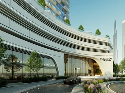 Complexe résidentiel Society House complex with rooftop terrace, rooftop bar and four gardens with panoramic views of the city centre, Downtown Dubai, Dubai, UAE
