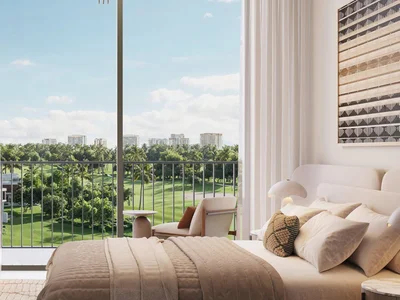 Complexe résidentiel New Golf Dale Residence with a golf course, swimming pools, and a clubhouse, Emaar South, Dubai, UAE